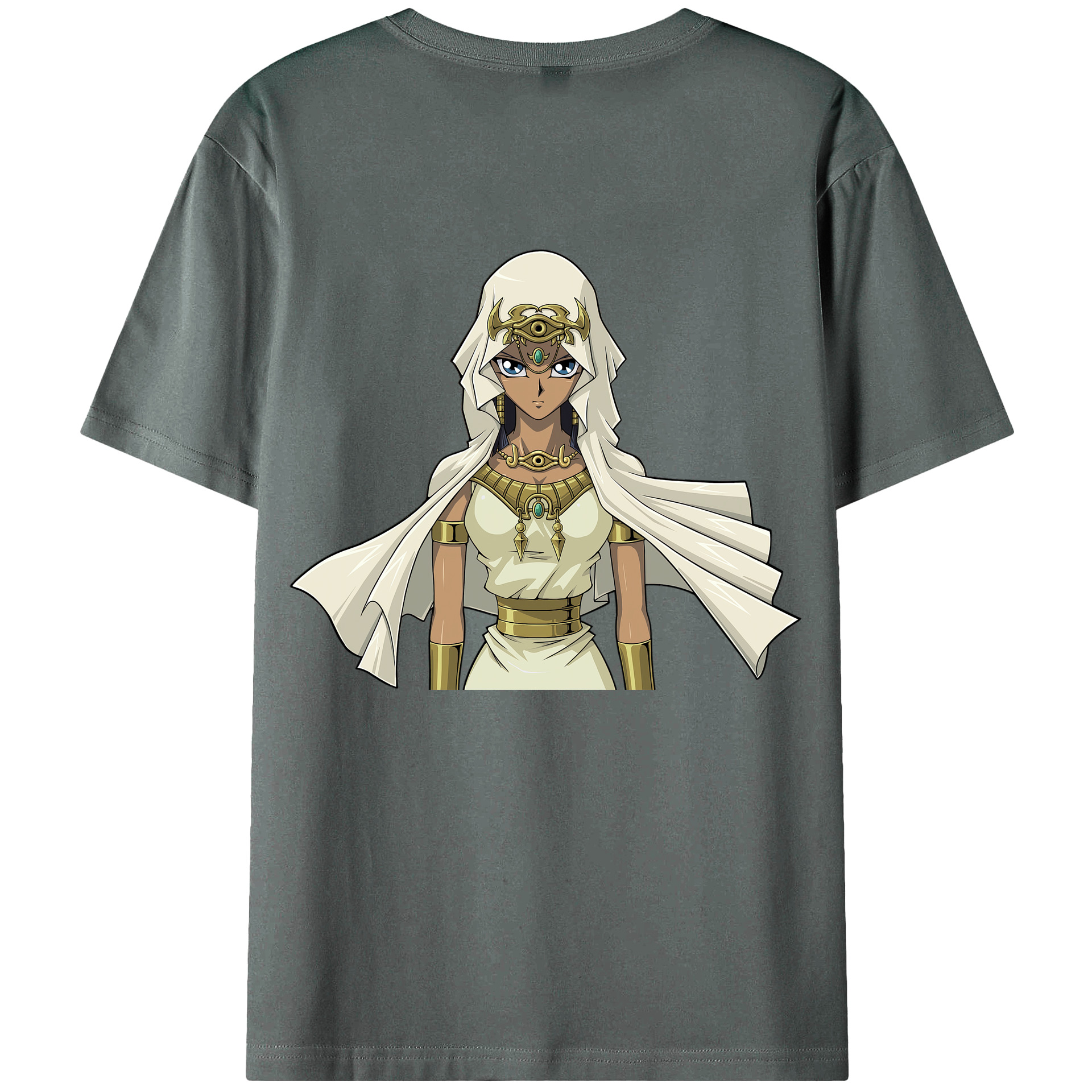 （画像用） 遊☆戯☆王 Yu-Gi-Oh! 綿100％ メンズ半袖Tシャツ（バックプリント） 通気性